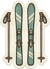 skis